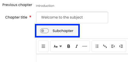 Moodle - Book - Subchapter Checkbox
